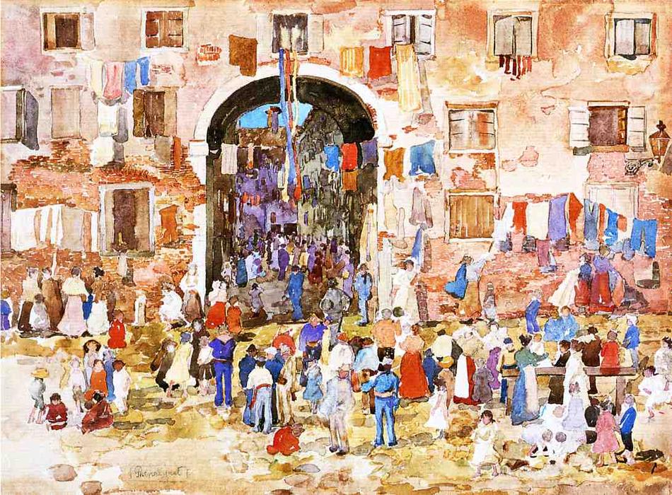 Riva Degli Schiavoni — Maurice Brazil Prendergast
