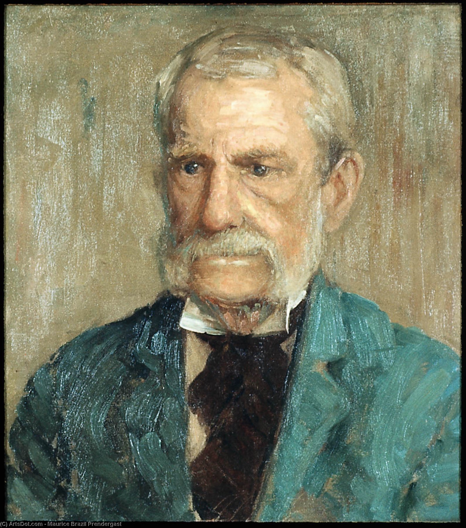 Portrait Of Maurice Prendergast's Father — Maurice Brazil Prendergast