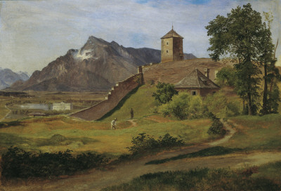 Der Falkenturm Auf Dem Mönchsberg — Friedrich Loos