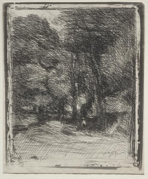 A Souvenir Of The Bas-bréau — Jean-baptiste-camille Corot