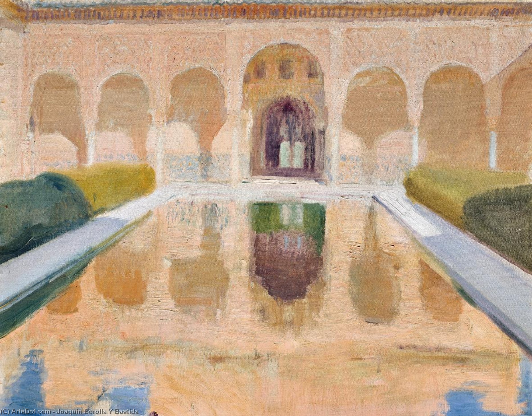Patio De Comares, Alhambra — Joaquín Sorolla Y Bastida