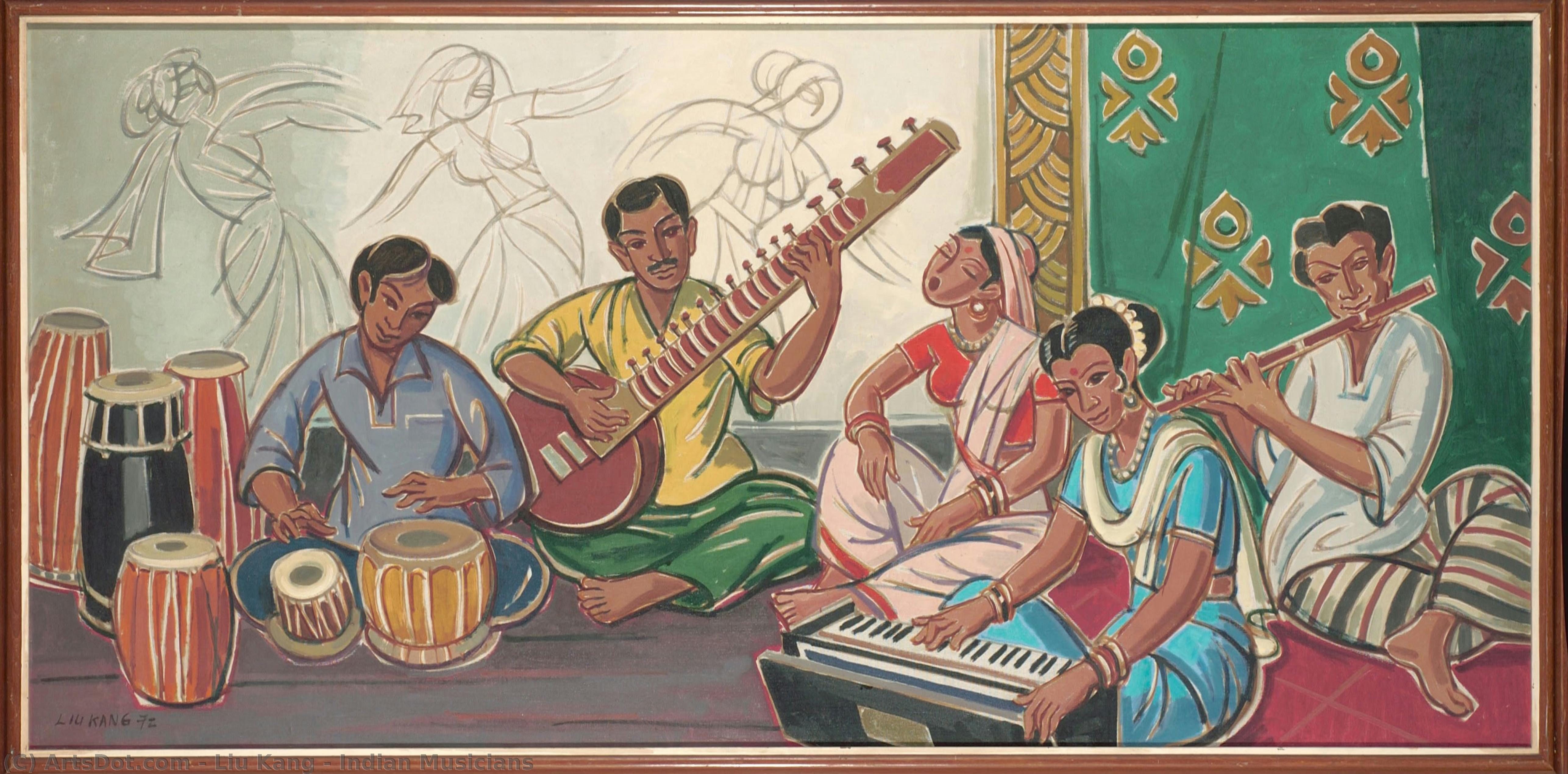 Indian Musicians — Liu Kang