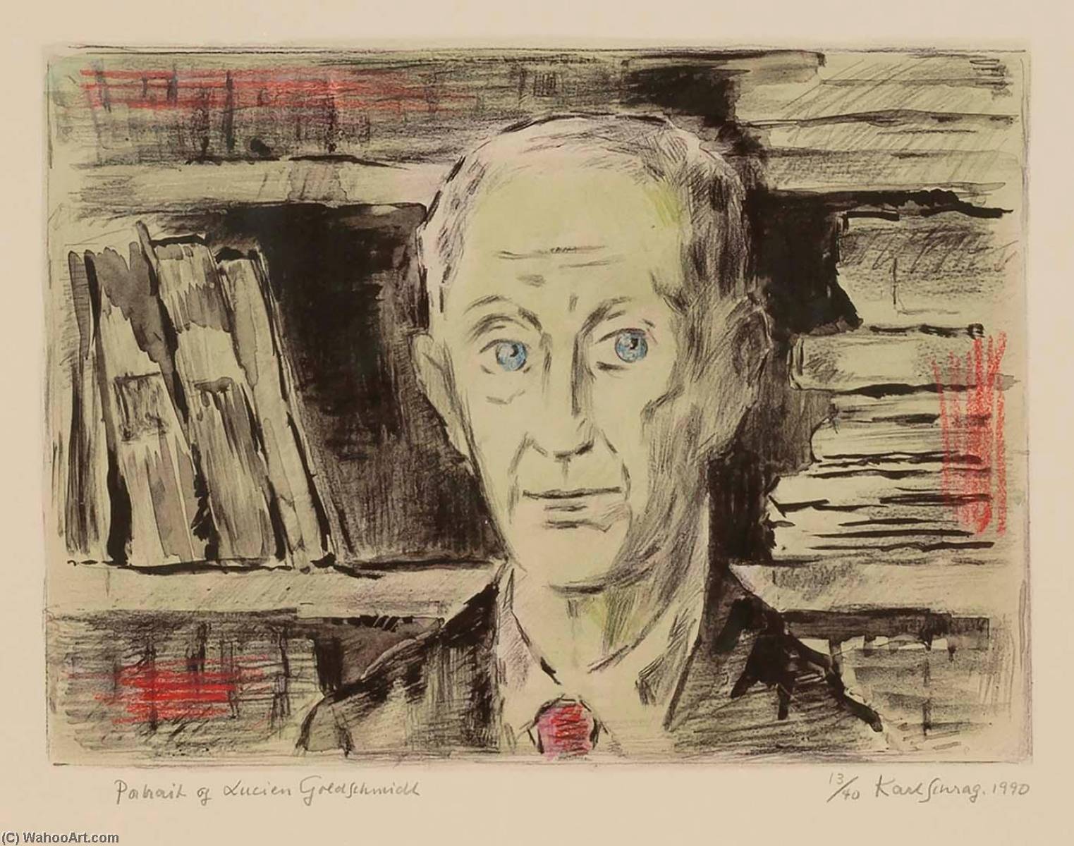 Portrait Of Lucien Goldschmidt — Karl Schrag