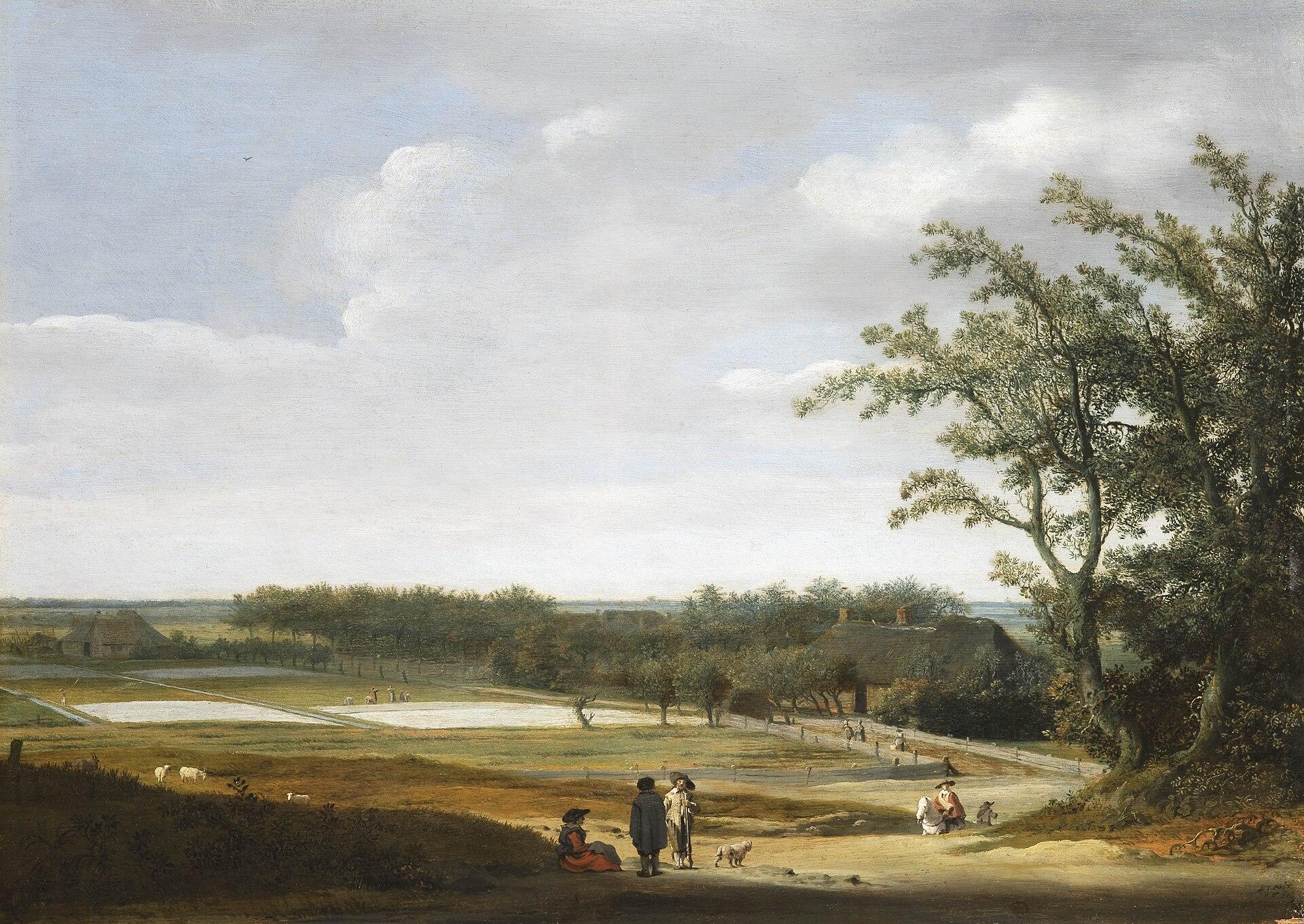 View Of The Bleaching Fields Near Haarlem — Pieter Jansz Post