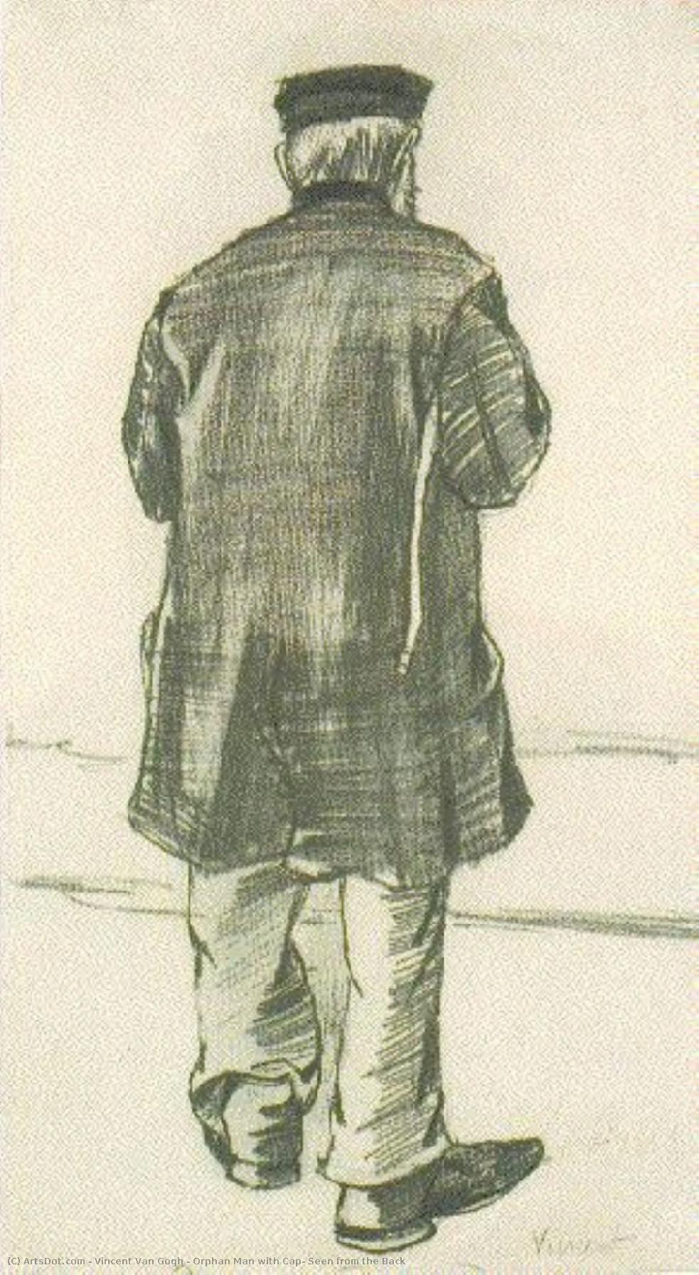 Orphan Man With Cap, Seen From The Back — Vincent Willem Van Gogh