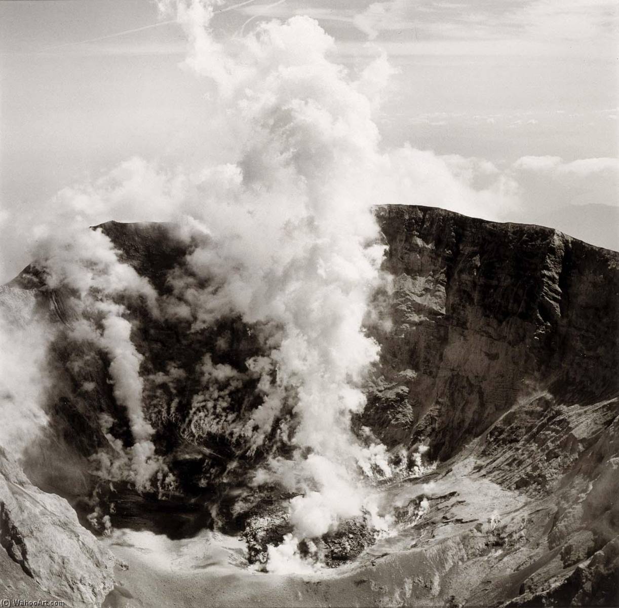 Crater And Magma, Mount St. Helens, Washington — Emmet Gowin