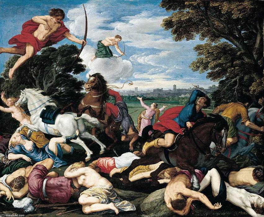 The Death Of Niobe's Children — Johann König
