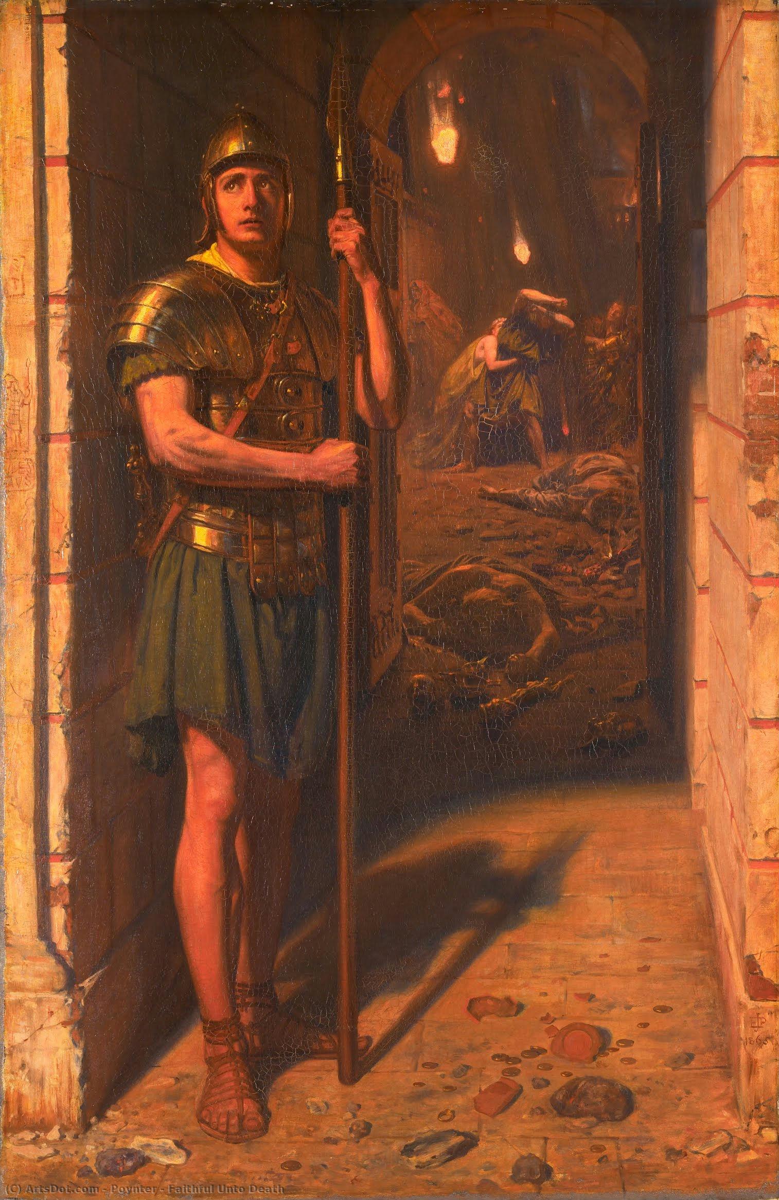 Faithful Unto Death — Sir Edward John Poynter, 1st Baronet Gcvo, Pra