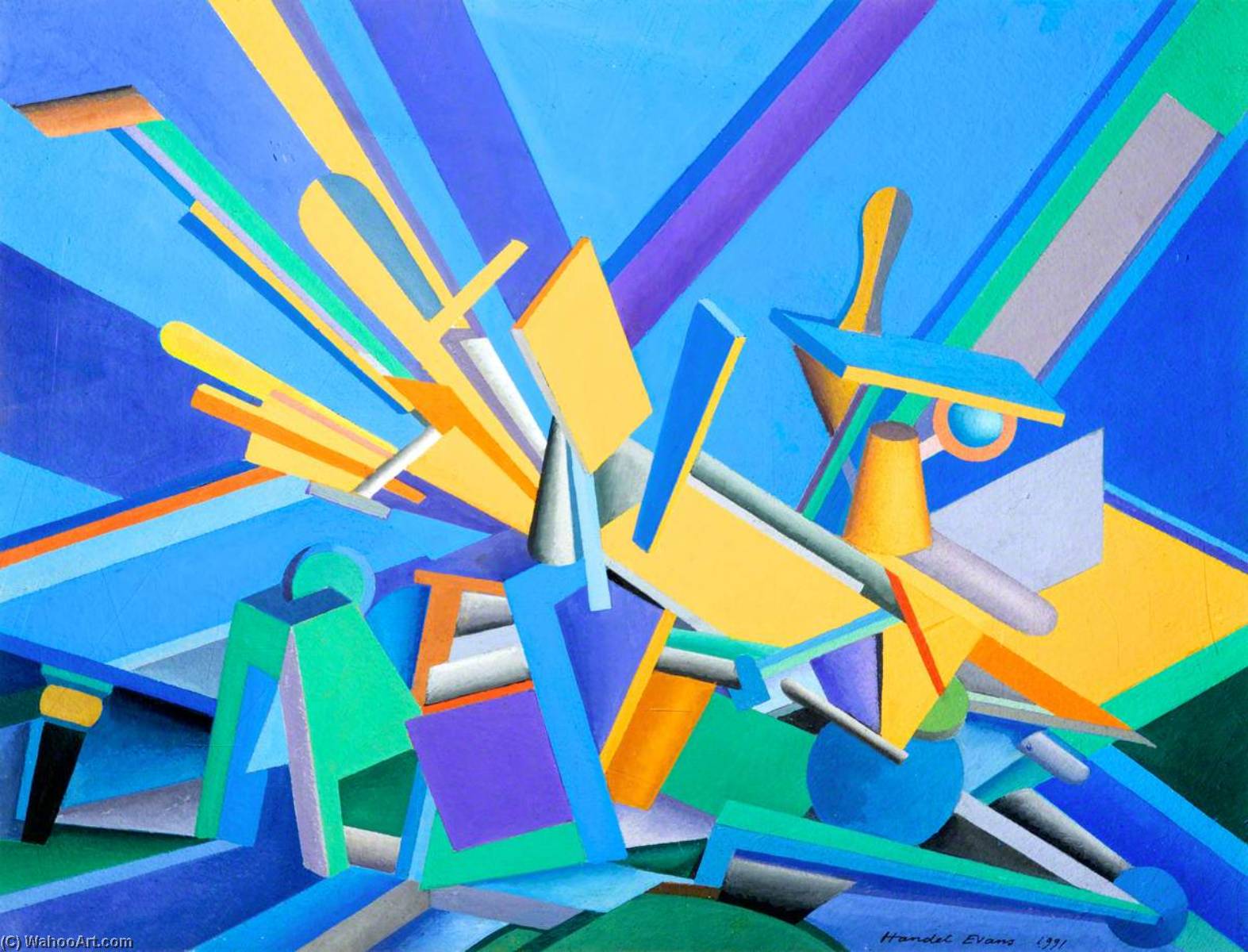 Table Top Viii The Employees Series No.85 — Handel Cromwell Evans