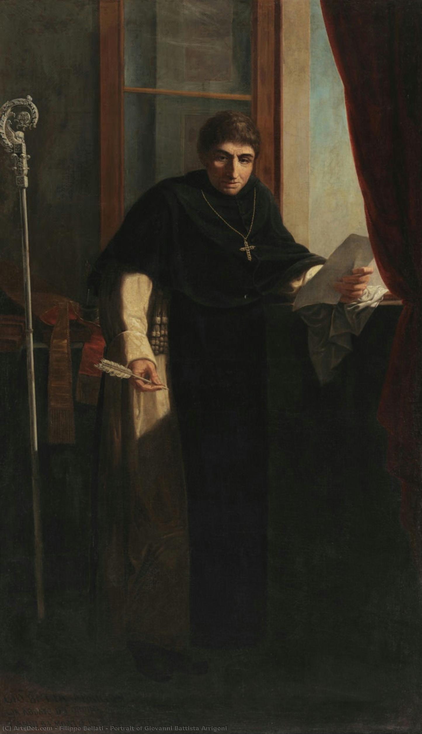 Portrait Of Giovanni Battista Arrigoni — Filippo Bellati