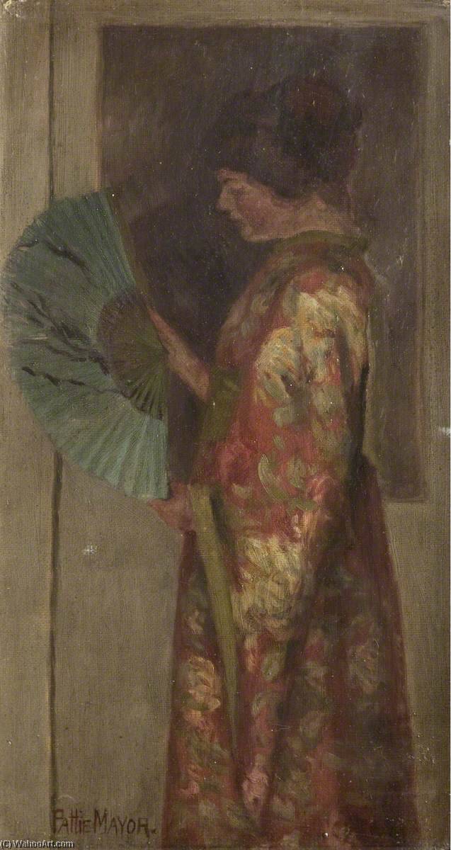 Japanese Lady With A Fan — Patti Mayor
