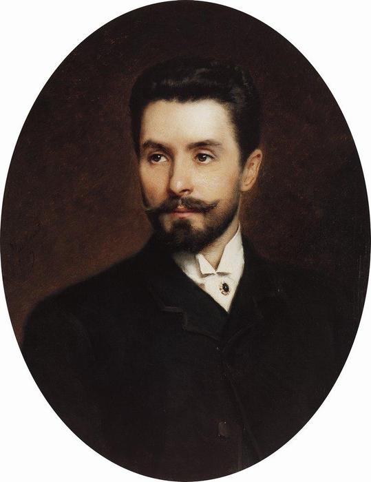 Portrait Of Russian Opera Singer Nikolay Figner — Константин Јефимович Маковски