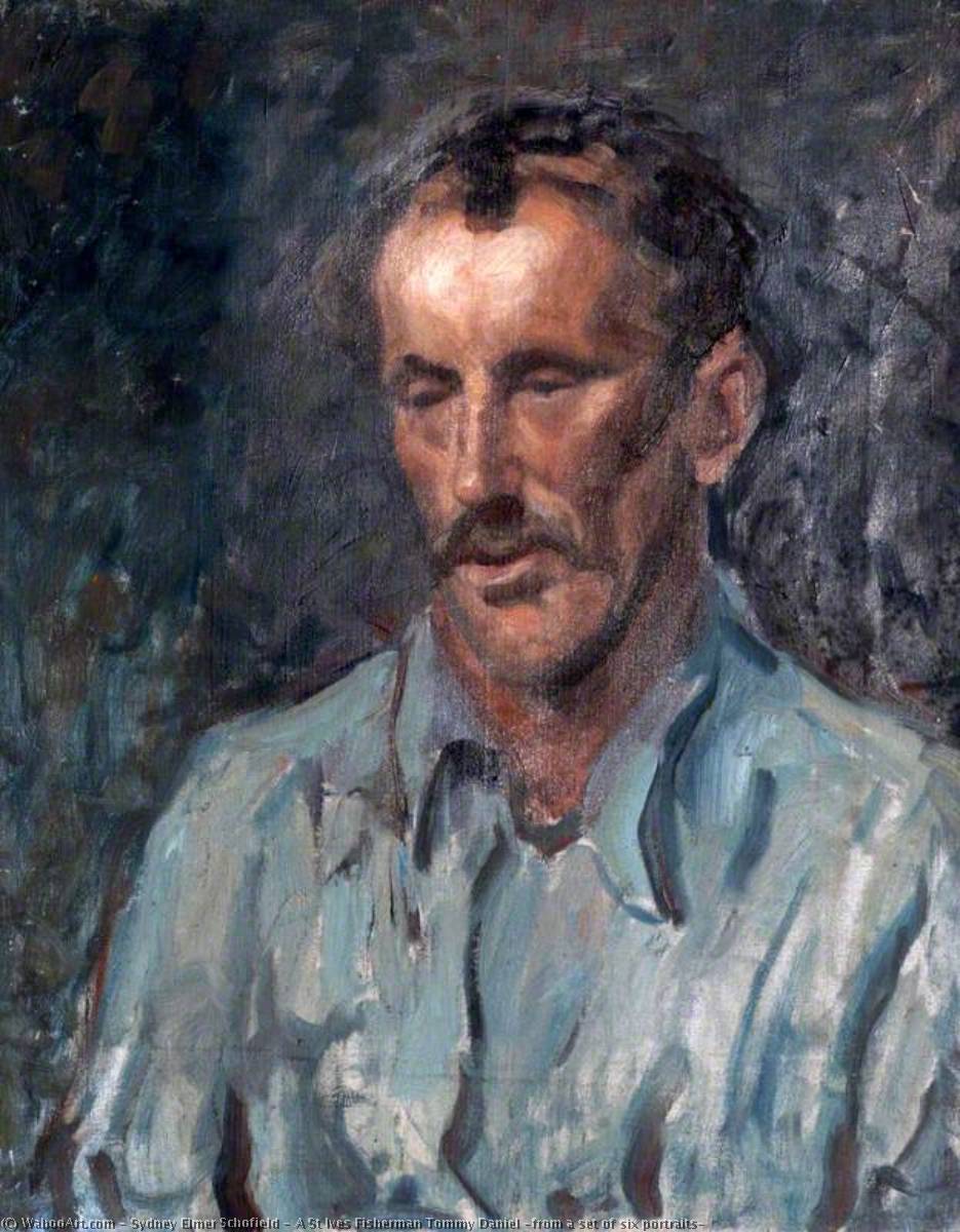 A St Ives Fisherman Tommy Daniel (from A Set Of Six Portraits) — Sydney Elmer Schofield