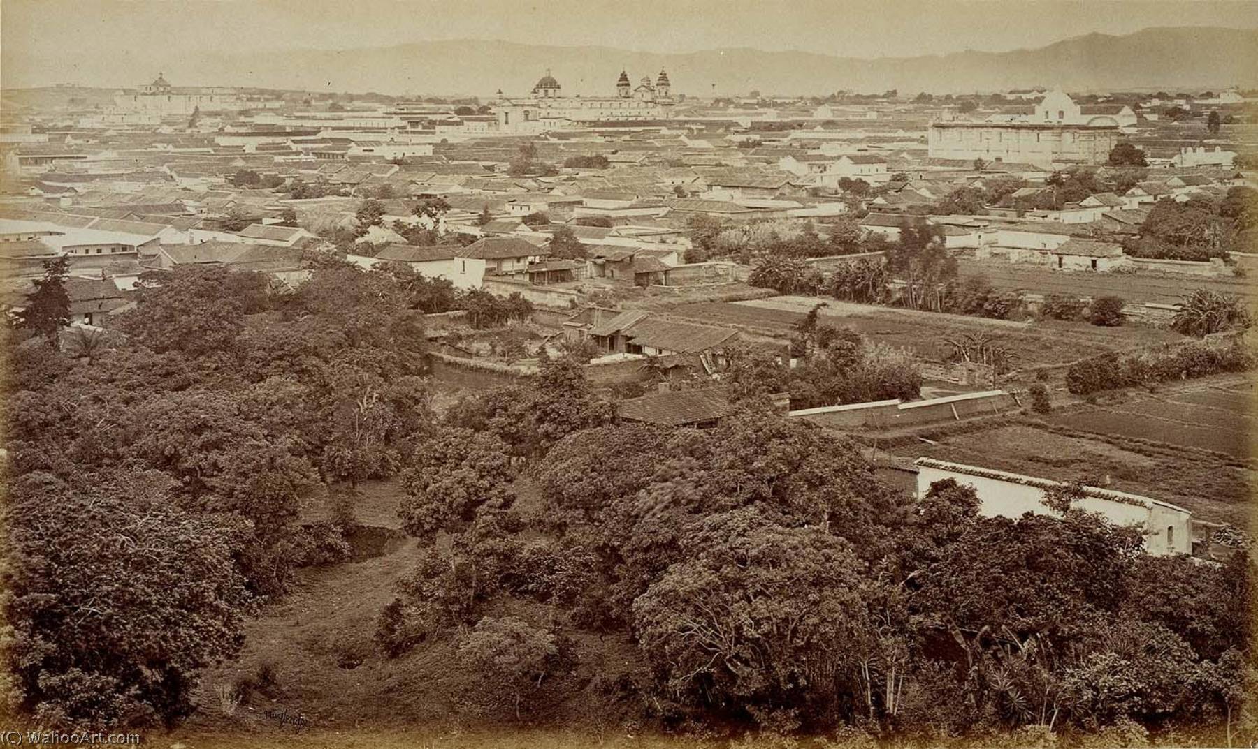 City Of Guatemala From Cerro Del Carmen, Guatemala — Eadweard J. Muybridge