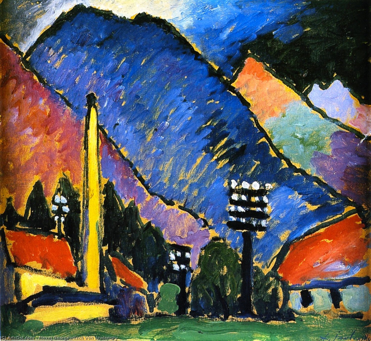 Factory In The Mountains — Алексеј Фон Јављенски
