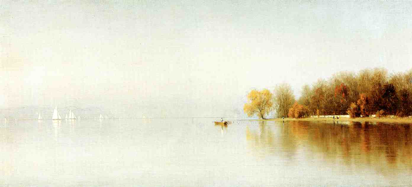 An Indian Summer's Day On The Hudson - Tappan Zee — Sanford Robinson Gifford