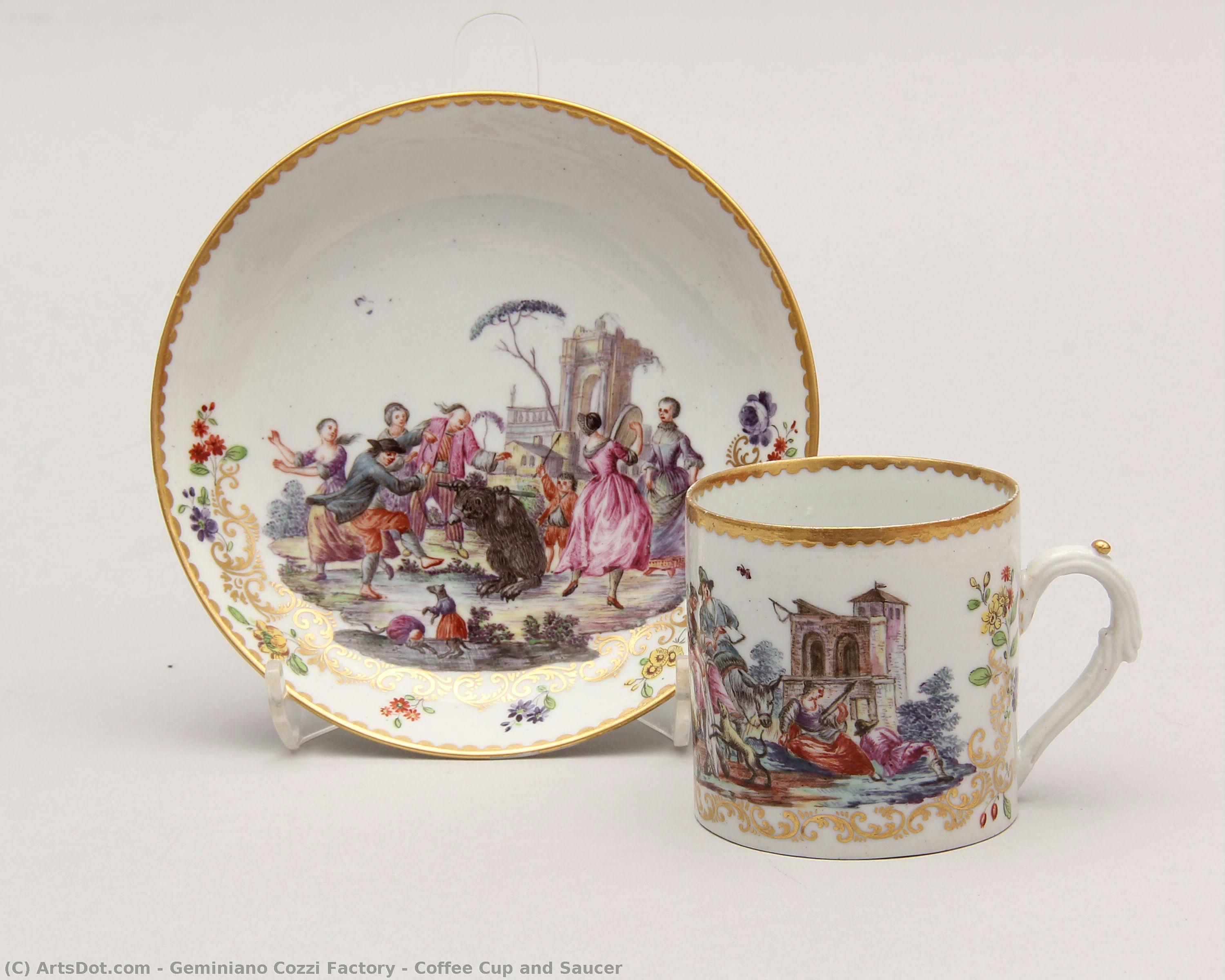 Coffee Cup And Saucer — Geminiano Cozzi Factory