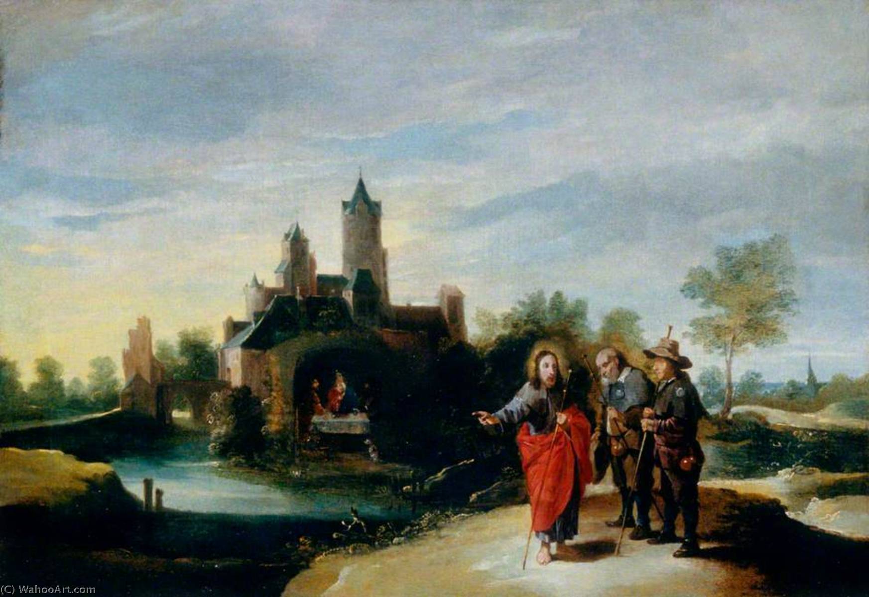 Christ And The Disciples On The Way To Emmaus — David Teniers The Younger
