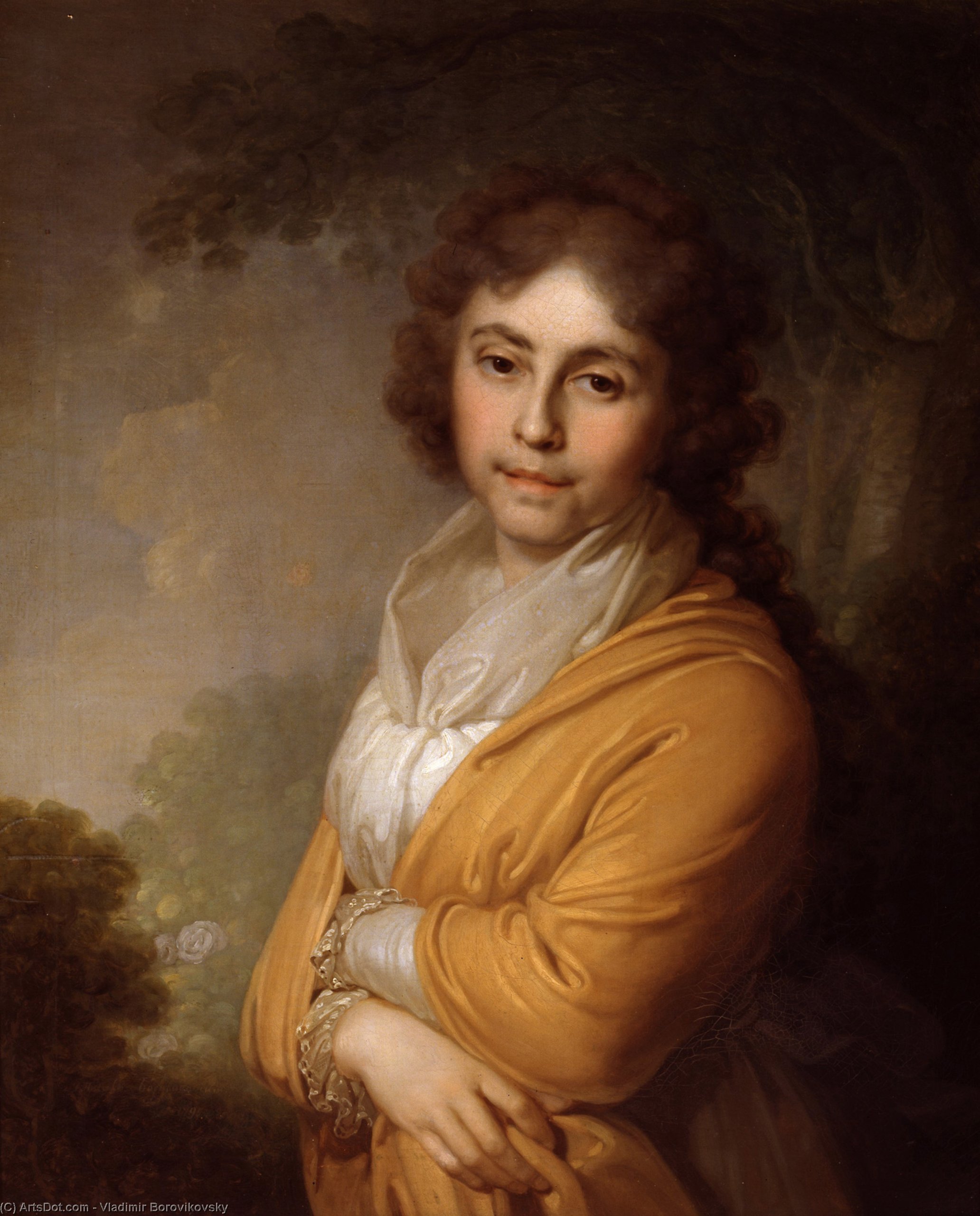 Portrait Of Princess N.i. Kurakin — Vladimir Lukich Borovikovsky
