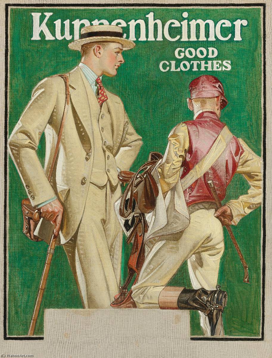 Kuppenheimer Good Clothes (man And Jockey) — Joseph Christian Leyendecker