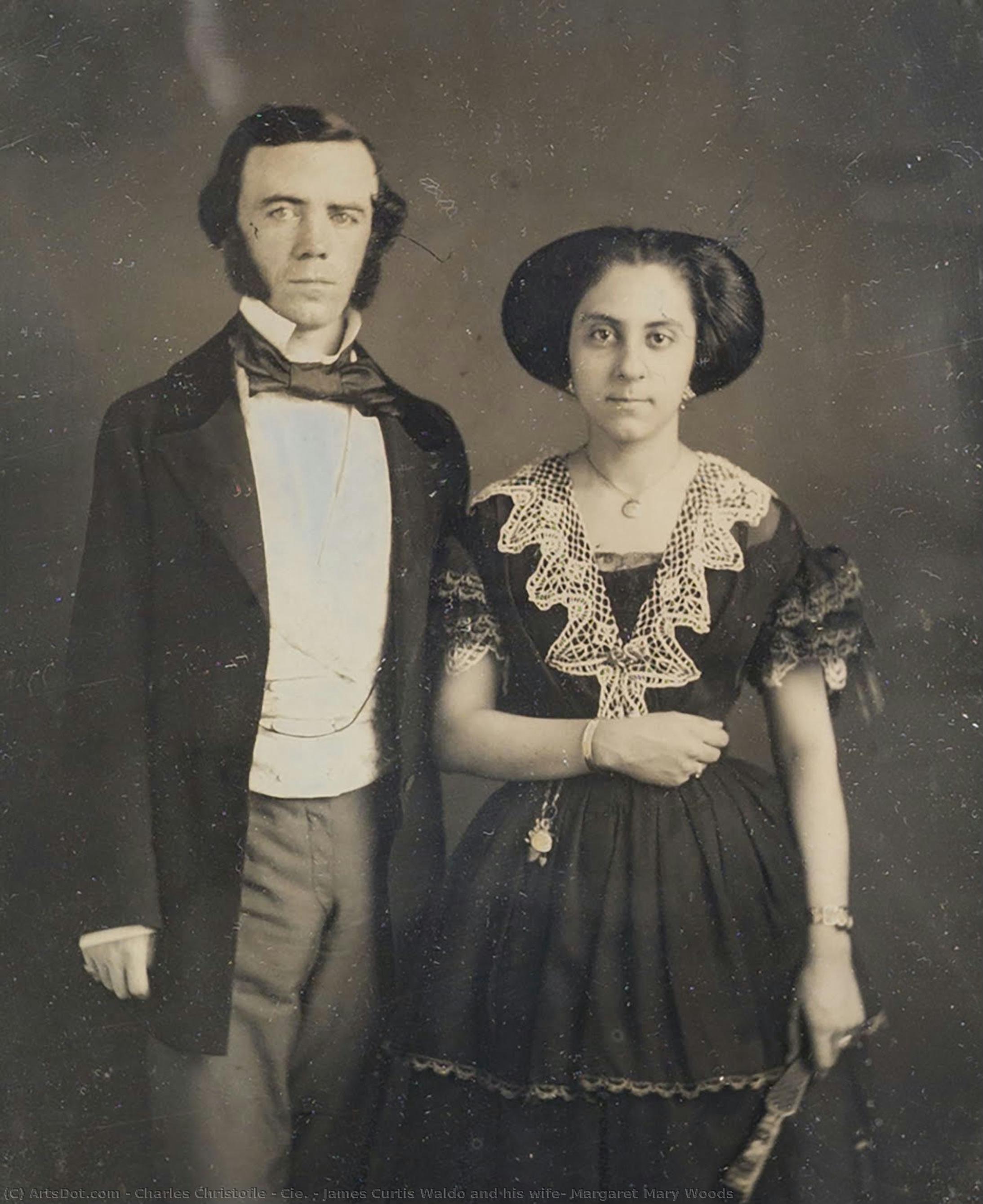 James Curtis Waldo And His Wife, Margaret Mary Woods — Charles Christofle & Cie.