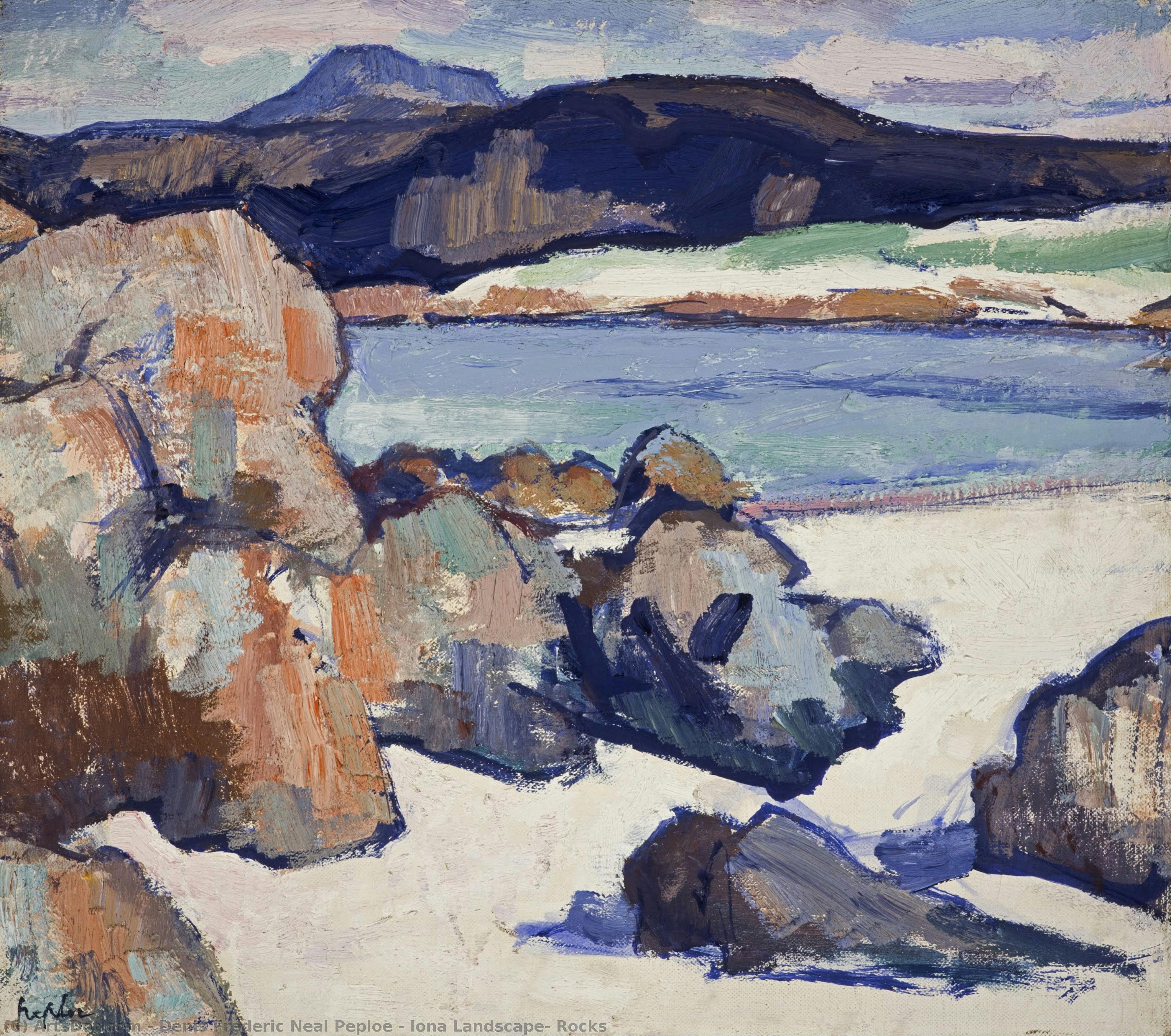 Iona Landscape: Rocks — Denis Frederic Neal Peploe