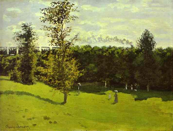 Train In The Country — Claude Monet