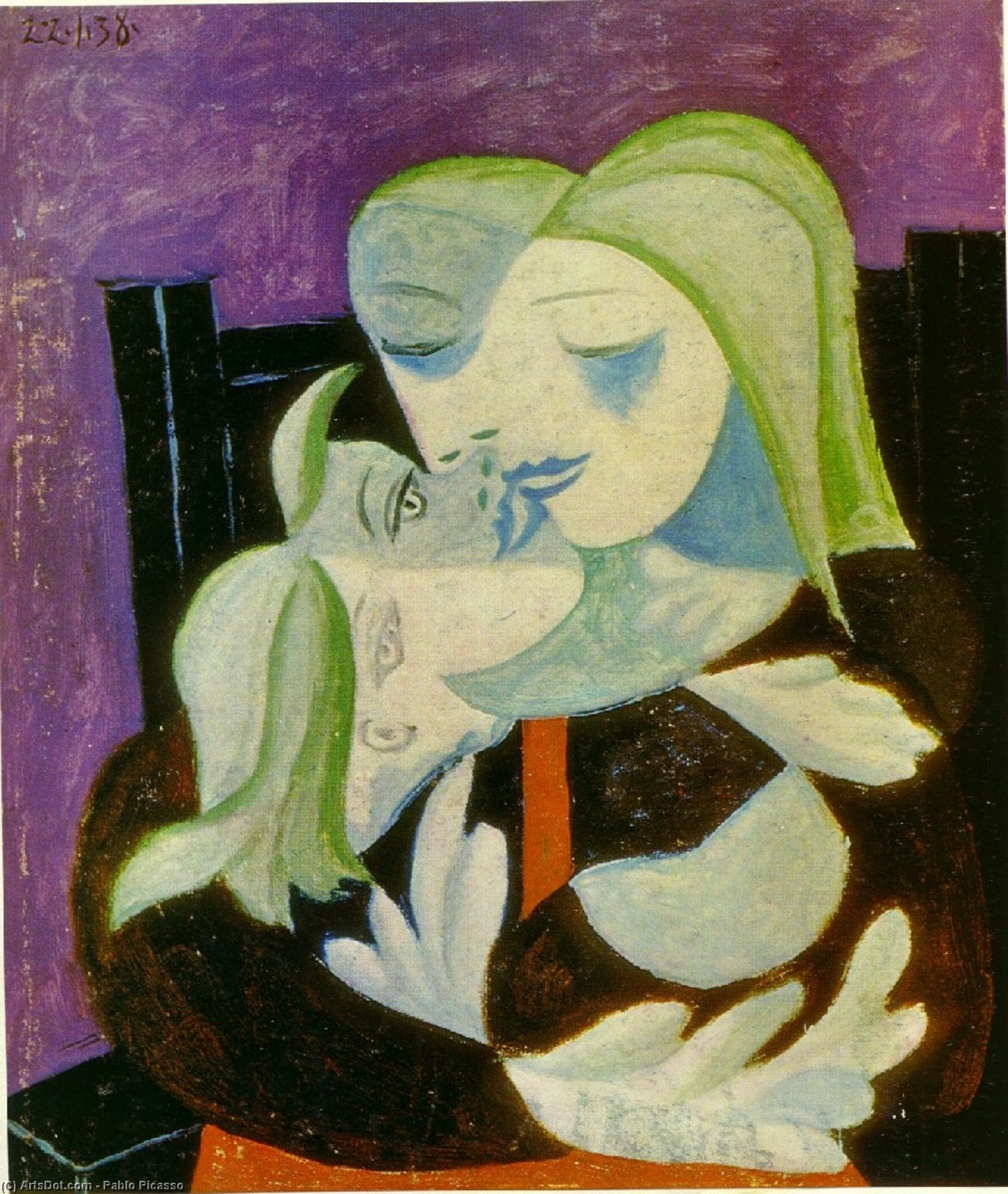 Madre E Hijo (marie-therese Y Maya) — Pablo Picasso