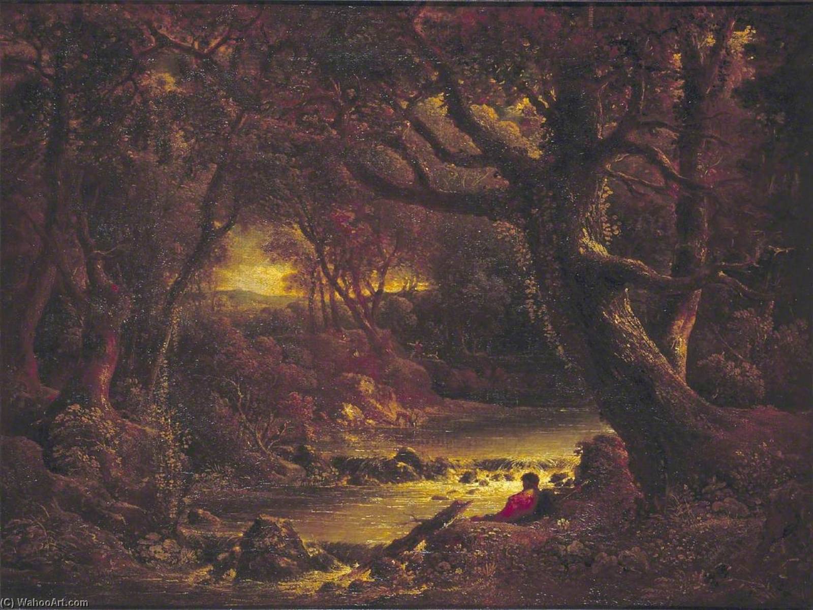 Landscape, With Jacques And The Wounded Stag — George Howland Beaumont