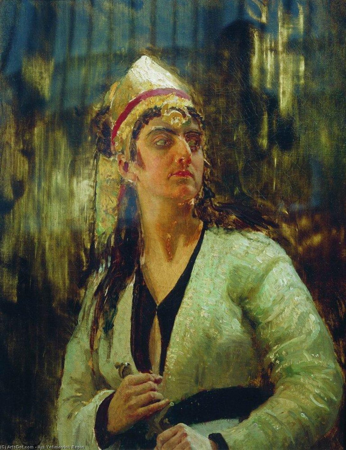 Woman With Dagger — Илья Репин