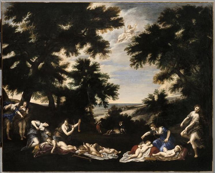 Les Amours Désarmés, Dit Aussi À Tort La Terre — Albani Francesco (l'albane)