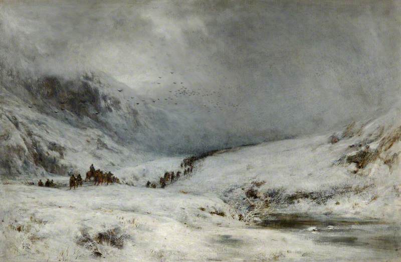 The Passage Of Montrose's Army Through Glencoe (the Legend Of Montrose) — George Reid