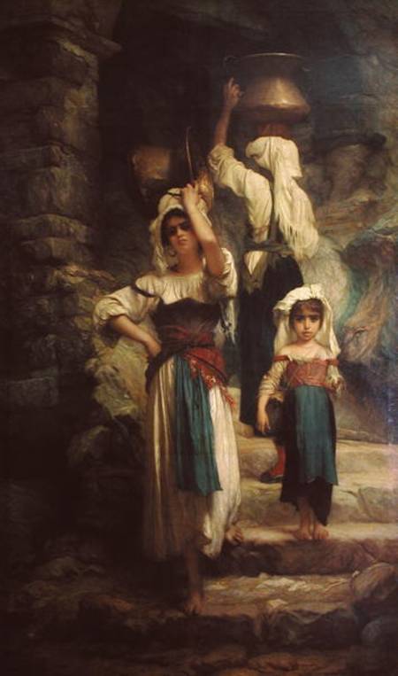 Women Of Cervara — Ernest Hébert (antoine Auguste Ernest Hebert)