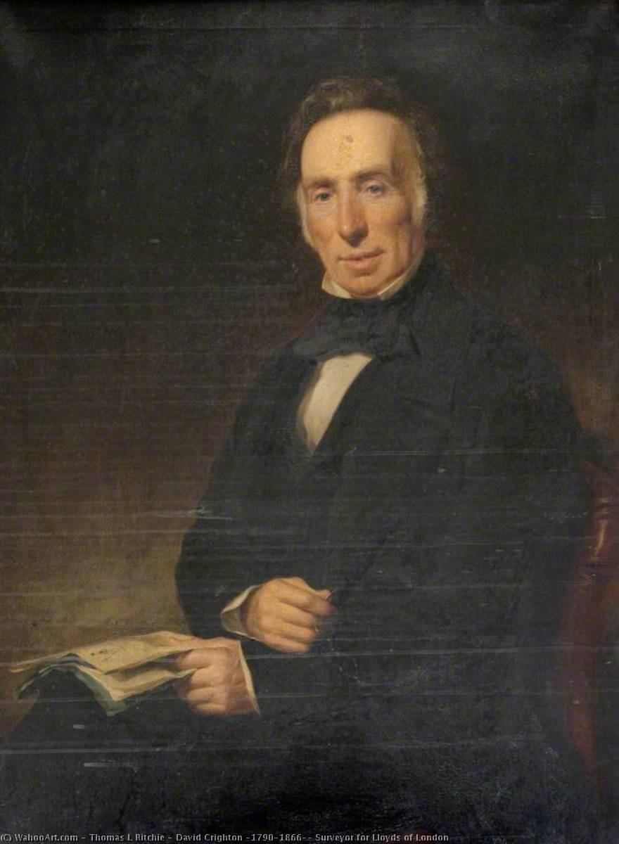 David Crighton (1790–1866), Surveyor For Lloyds Of London — Thomas L Ritchie