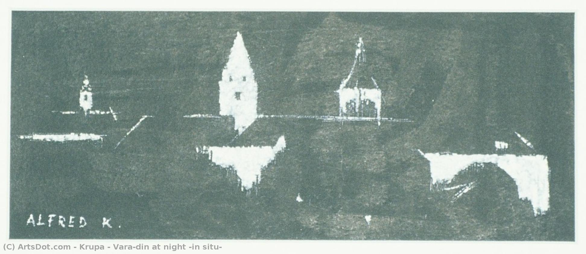 Varaždin At Night (in Situ) — Alfred Freddy Krupa
