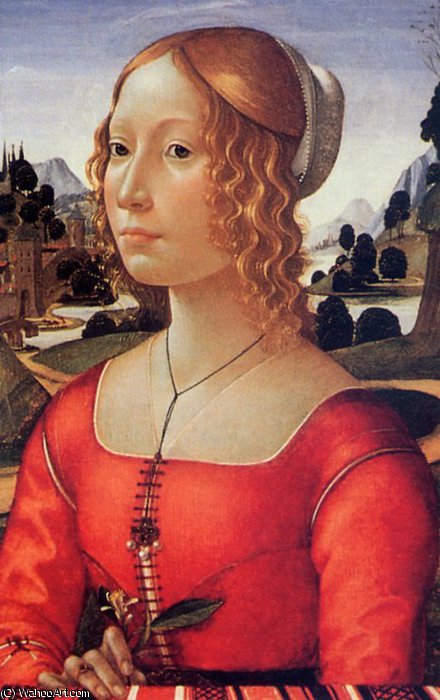 Portrait Dune Dame — Domenico Ghirlandaio