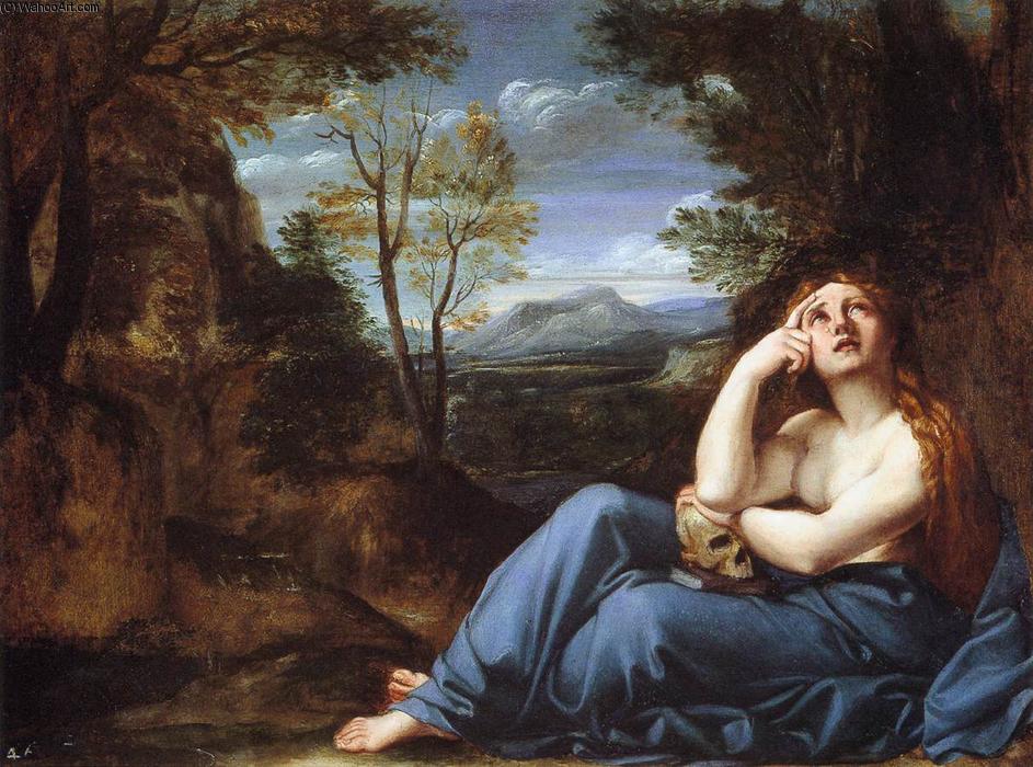 The Penitent Magdalen In A Landscape — Annibale Carracci