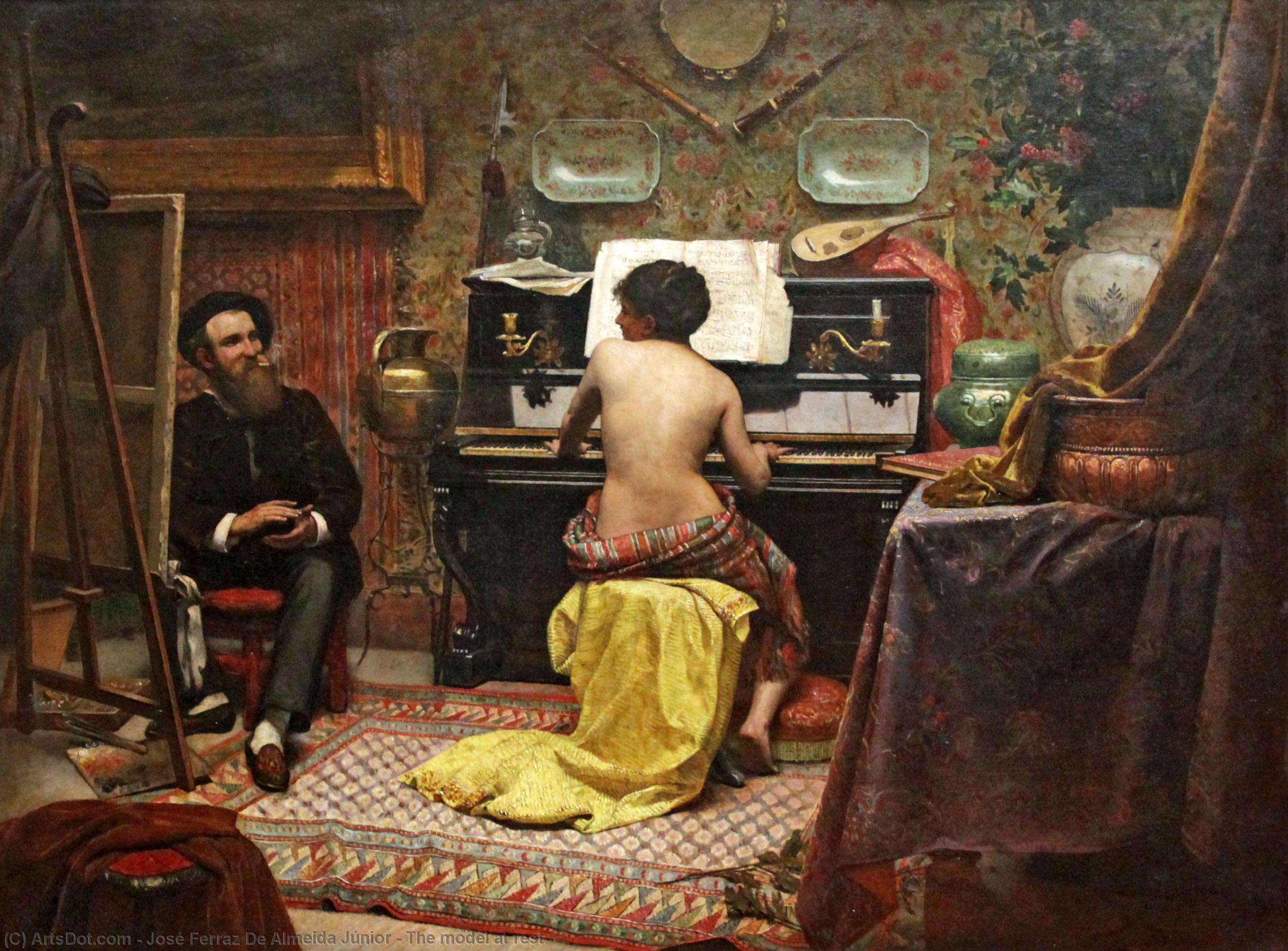 The Model At Rest — José Ferraz De Almeida Júnior