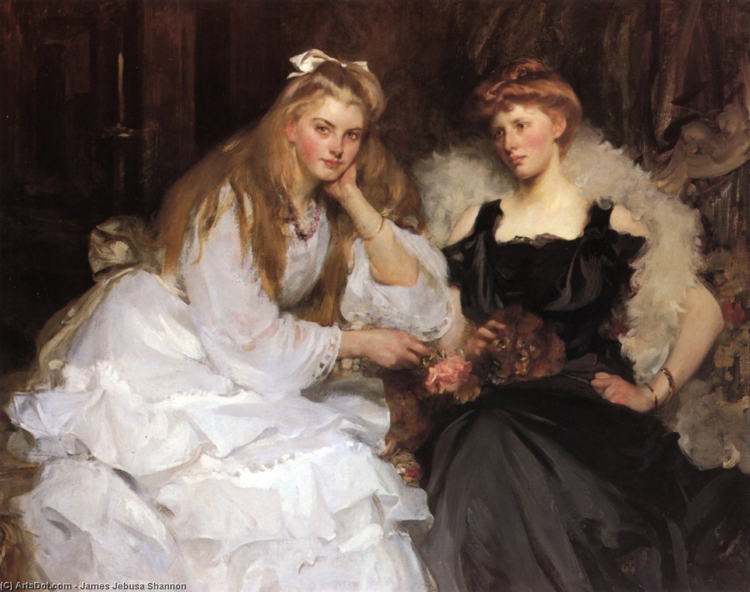 Lorna And Dorothy Bell, Daughters Of W. Heward Bell — Sir James Jebusa Shannon