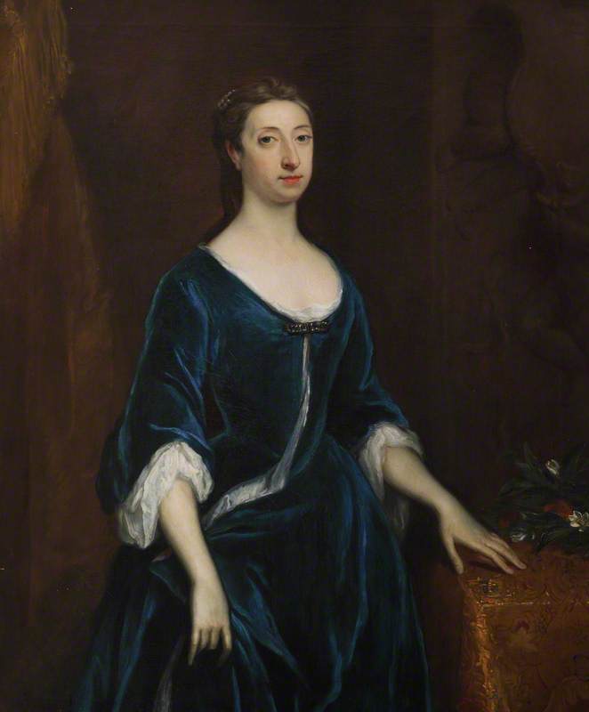 Called 'henrietta Shelley (1731–1809), Countess Of Onslow' (but Really Lady Henrietta Godolphin, D.1776 , Duchess Of Newcastle) — Jonathan Richardson Der Ältere