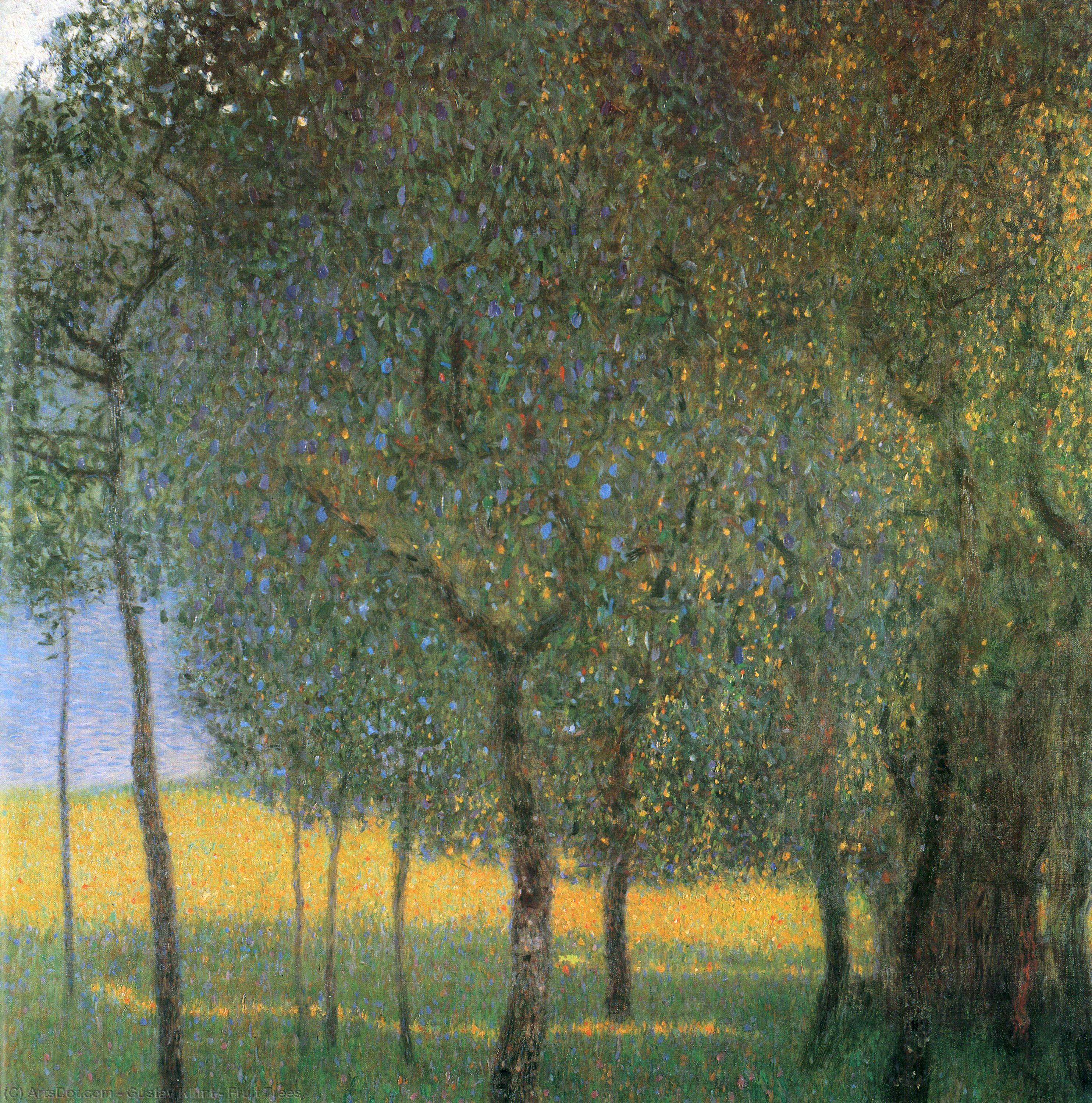 Árboles De Frutas — Gustav Klimt