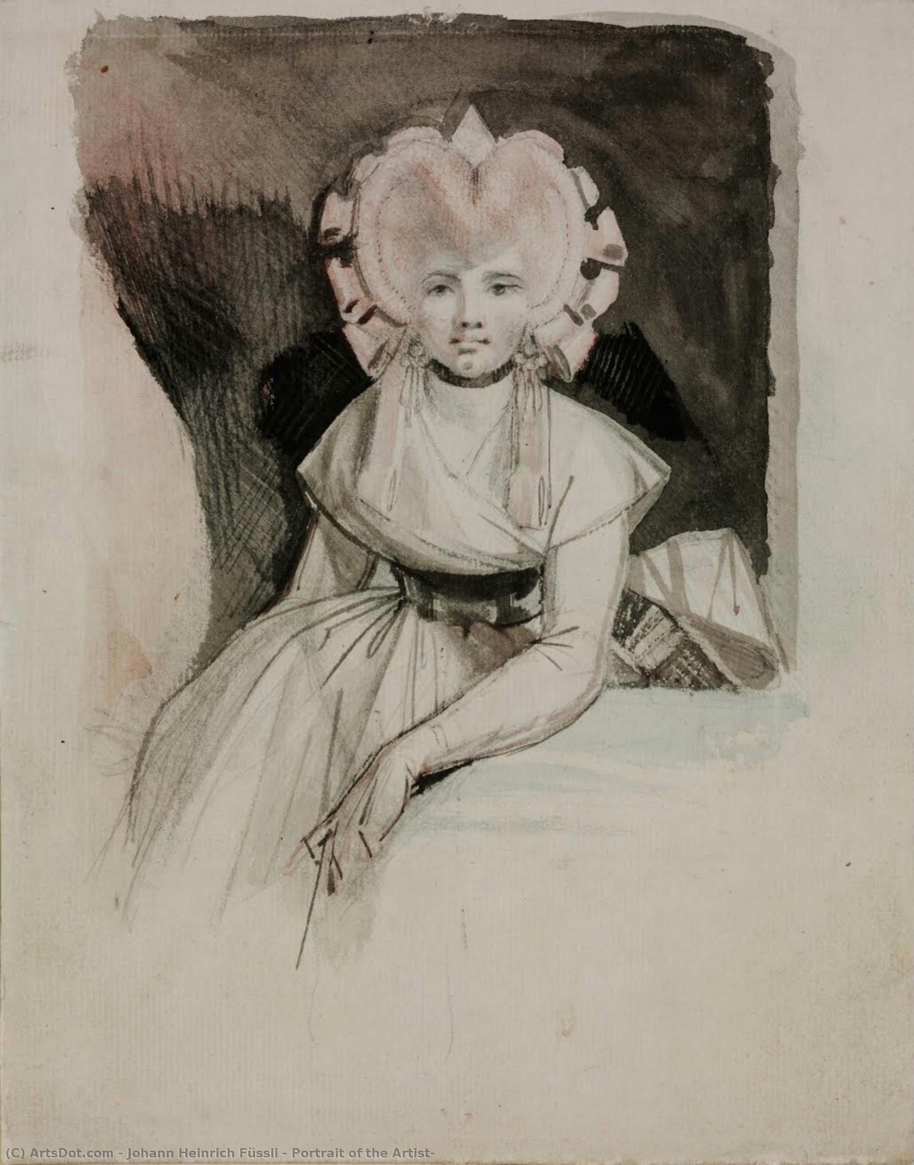 Portrait Of The Artist — Johann Heinrich Füssli