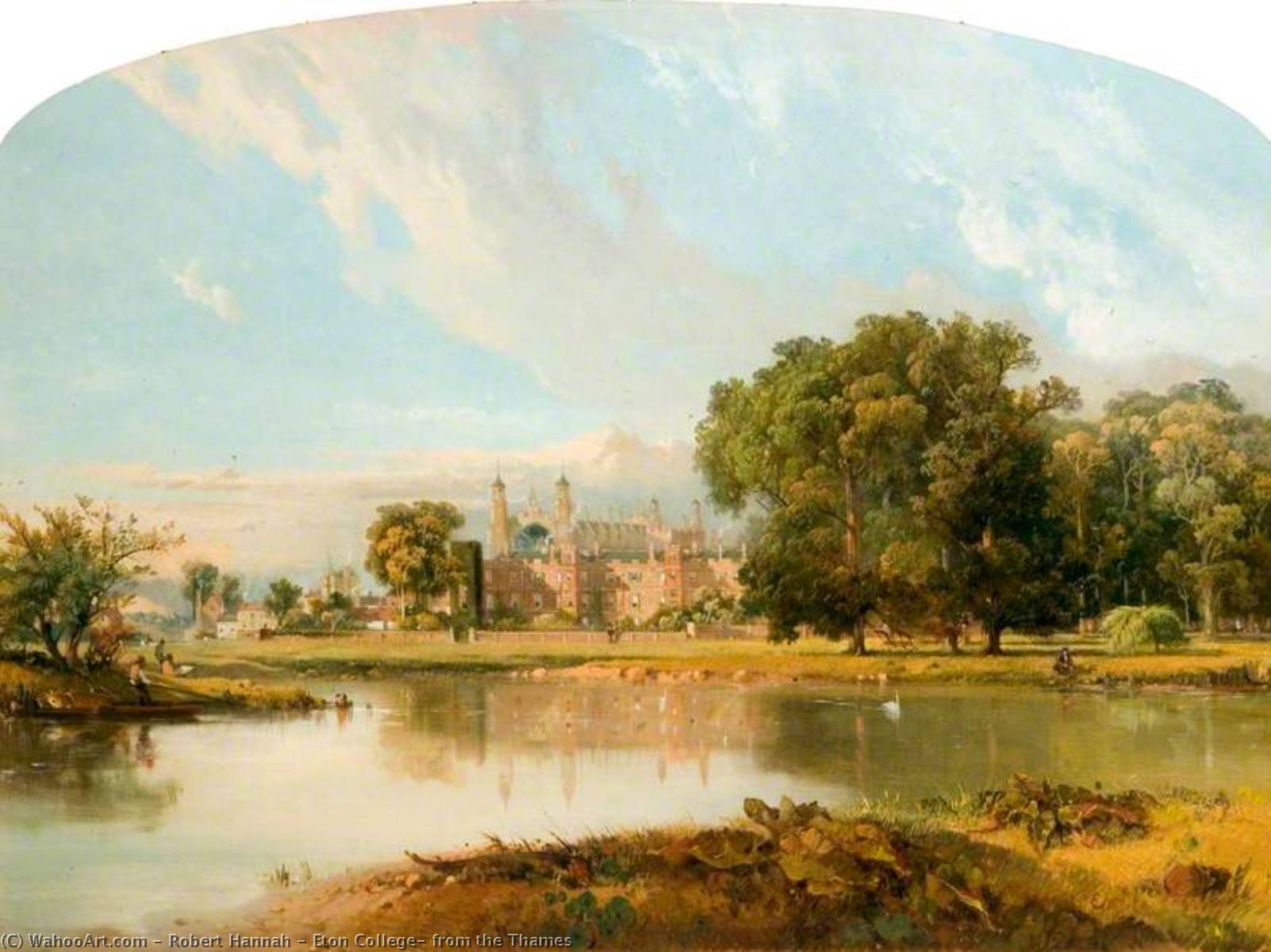 Eton College, From The Thames — Robert Hannah