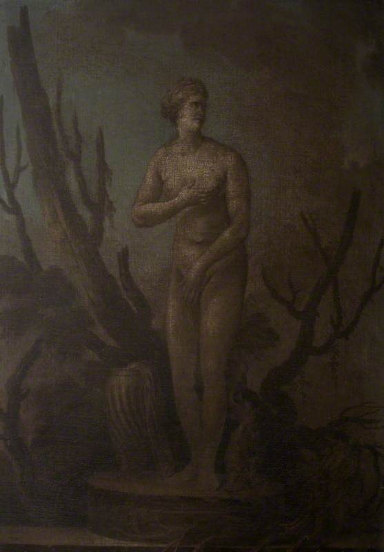 The Venus De' Medici Among Dead Trees — Louis Gabriel Blanchet