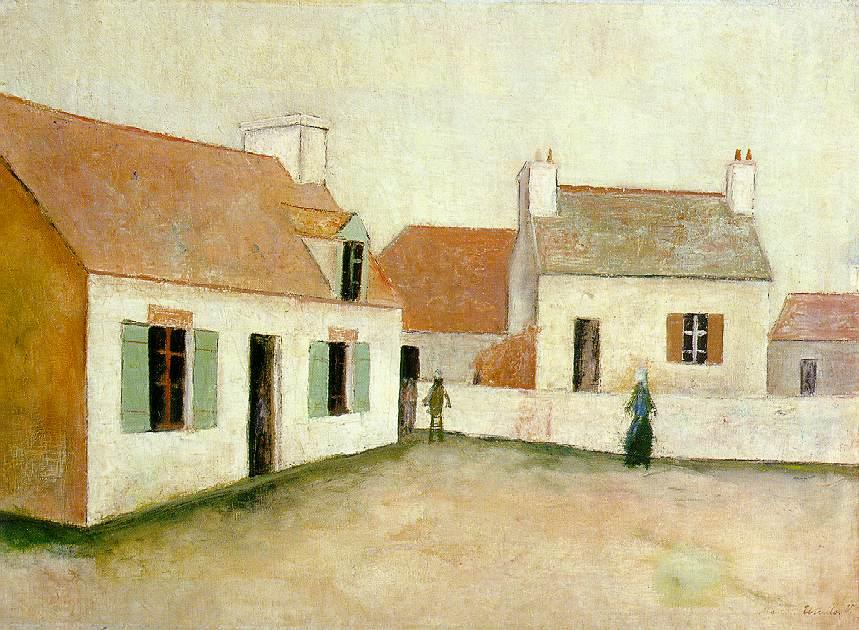 Houses In Ouessant — Maurice Utrillo