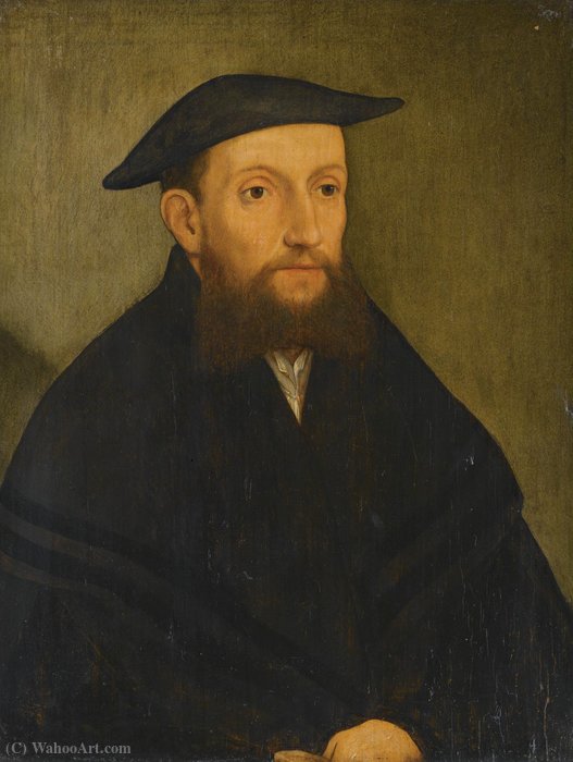 Portrait Of A Bearded Gentlemen — Georg Pencz