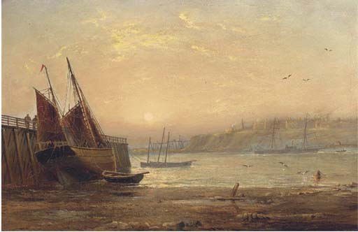 An Estuary At Low Tide — Džon Vilson Karmakmajkl