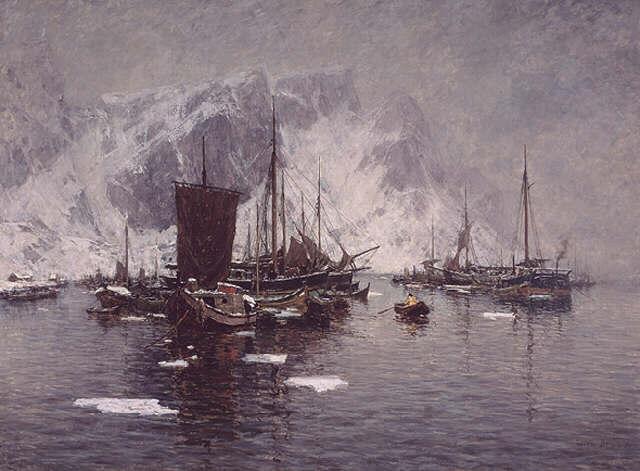 Fishing Vessels At Reine, Lofoten, Norway — Gunnar Berg