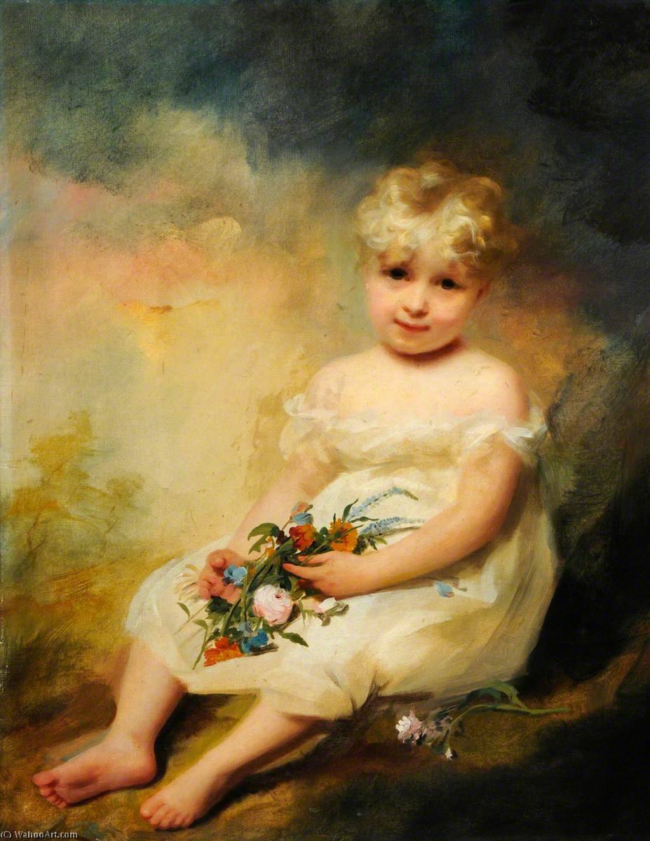 Lady Mary Lyon, Daughter Of The Earl Of Strathmore — Henry Raeburn Dobson