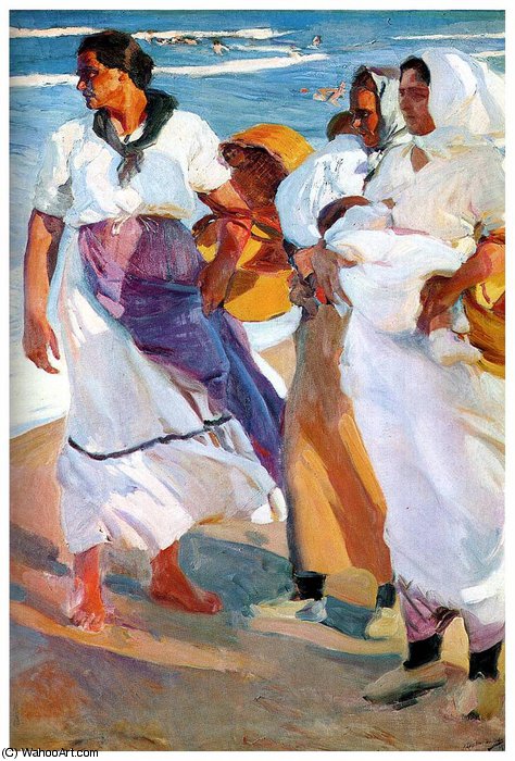 Pescadoras Valencianas — Joaquín Sorolla Y Bastida